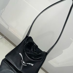 Used Black leather Alexander Wang satchel